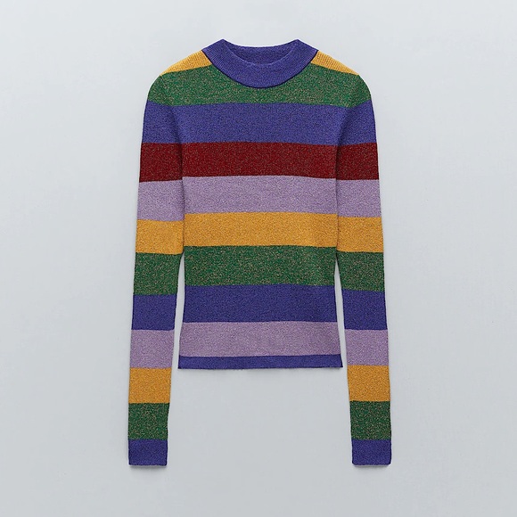 Zara Sweaters - Zara Stripped Knit Sweater
